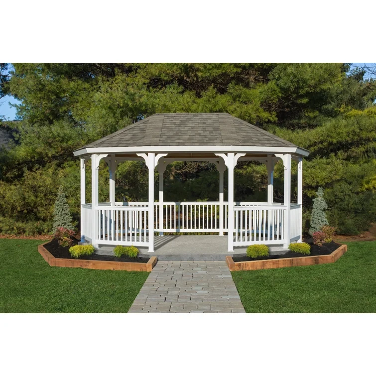 17.5 Ft. W x 12 FT. D Vinyl Patio Gazebo