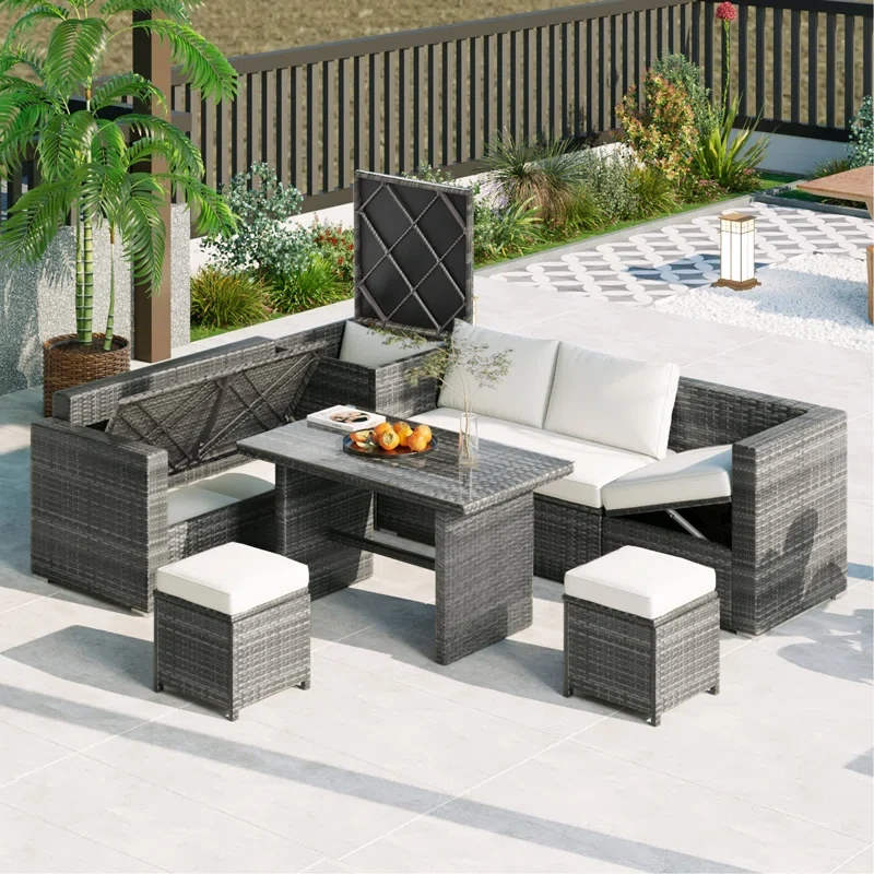 Krisopher 7 - Person Outdoor Seating Group