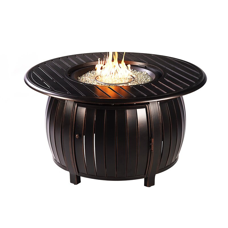 Belteau Aluminum Propane Fire Pit Table