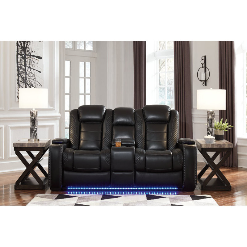 Kyra Power Reclining Loveseat With Console