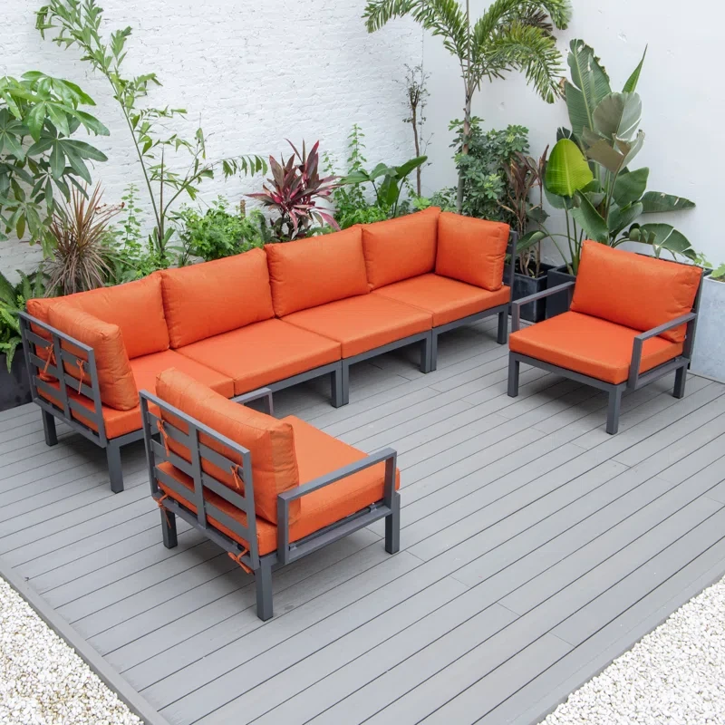 Latitude Run® Hamilton Patio Conversation Set With Cushions