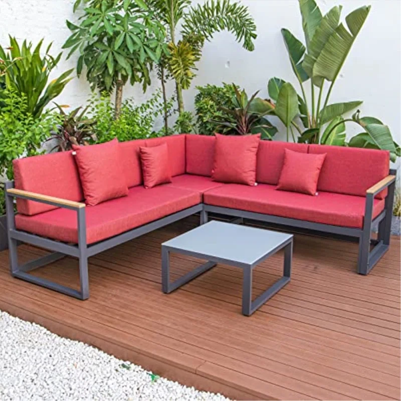 Zahava 3 Piece Sectional Seating Group with Cushions