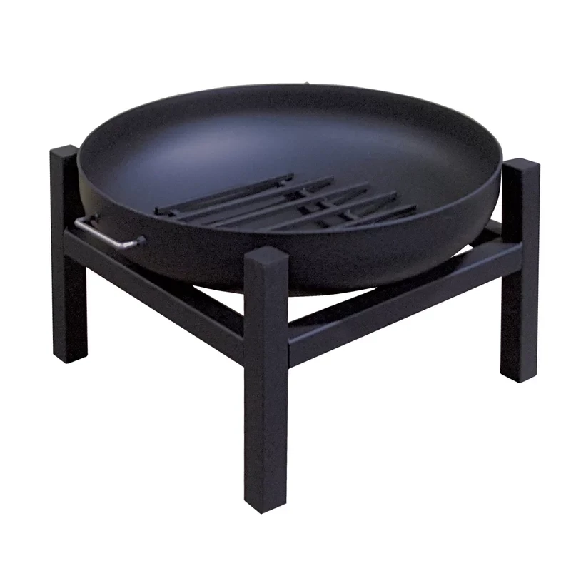 Stonesby Steel Wood Burning Fire Pit 48" H x 38" W x 36" D