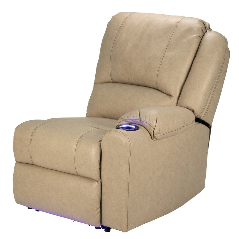 Seismic Series Upholstered Home Theater Seating with Cup Holder