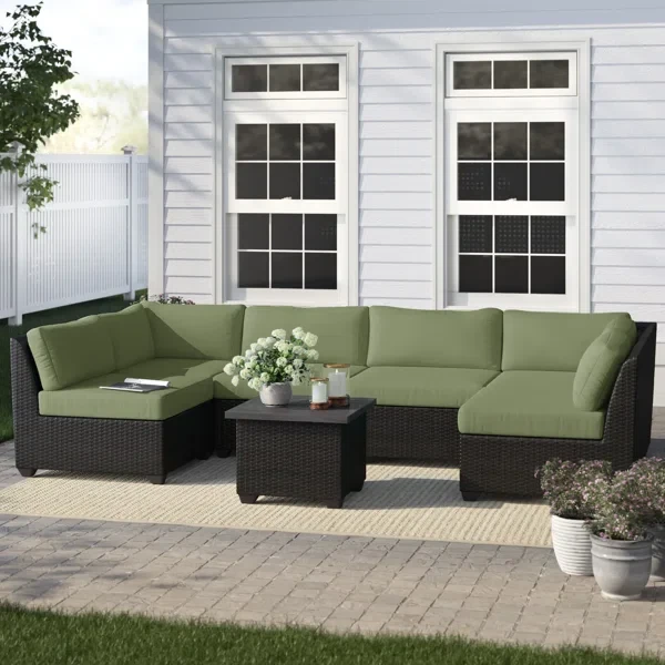 Anastase 6 - Person Outdoor Seating Group with Cushions