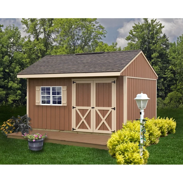 Northwood 10 ft. W x 14 ft. D Solid Wood Storage Shed