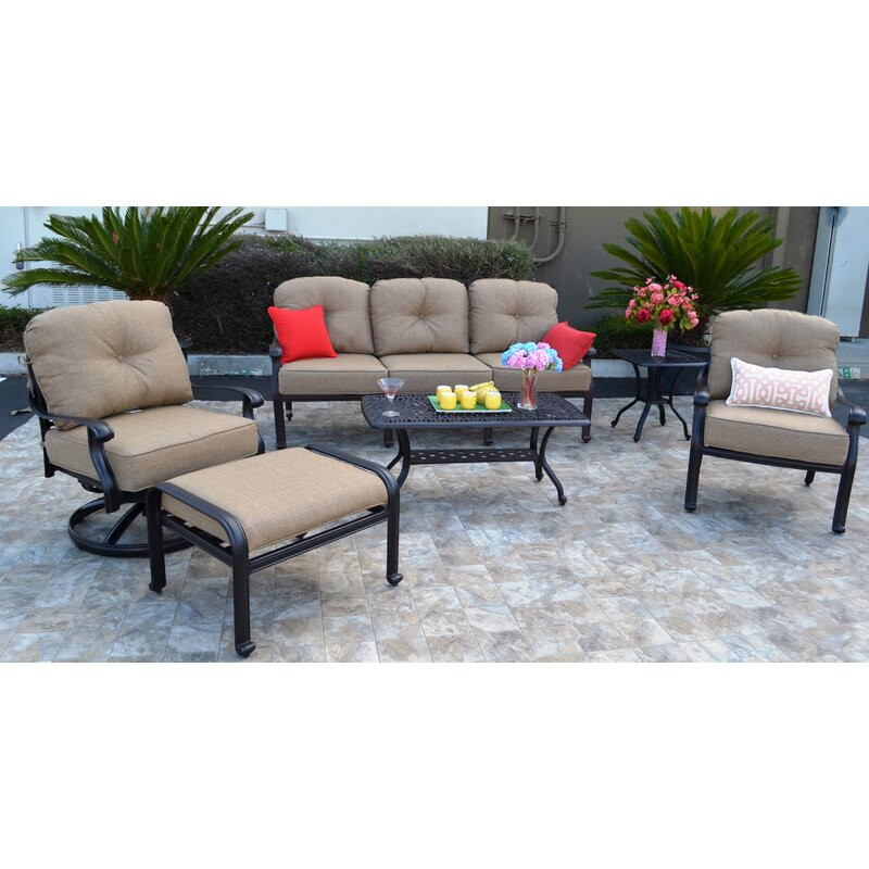 Allene 5 - Person Outdoor Seating Group with Cushions