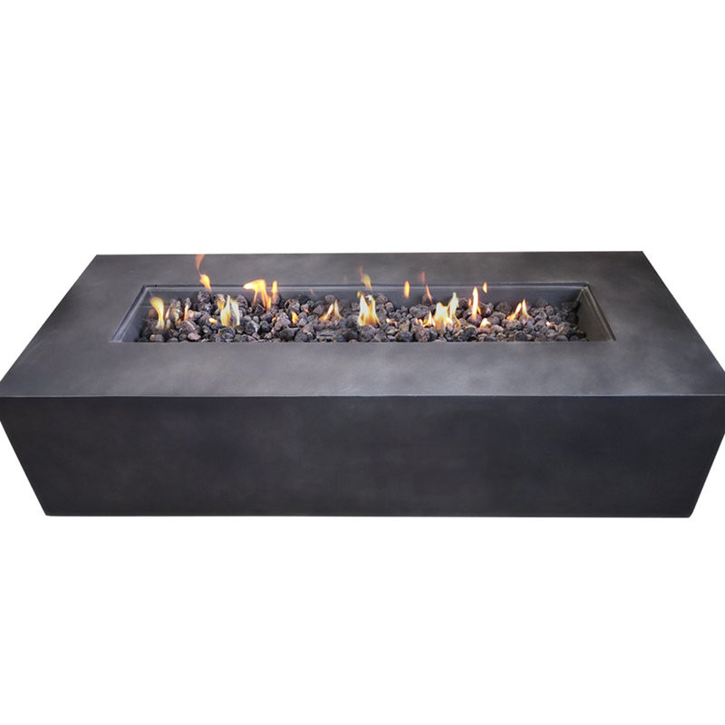 Andree 15.08'' H x 24.08'' W Stainless Steel Outdoor Fire Pit Table