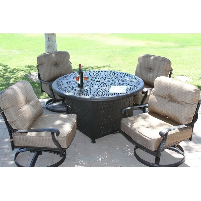 Allene 4 - Person Outdoor Seating Group with Cushions