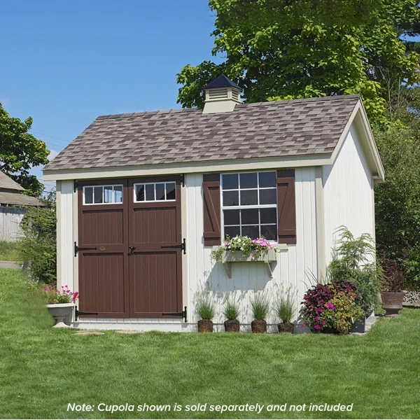 10.4' x 12' x 12' Colonial Pinehurst Storage Shed