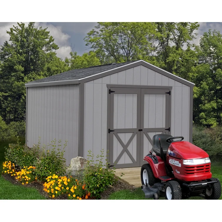 Elm 10 ft. W x 16 ft. D Solid Wood Storage Shed