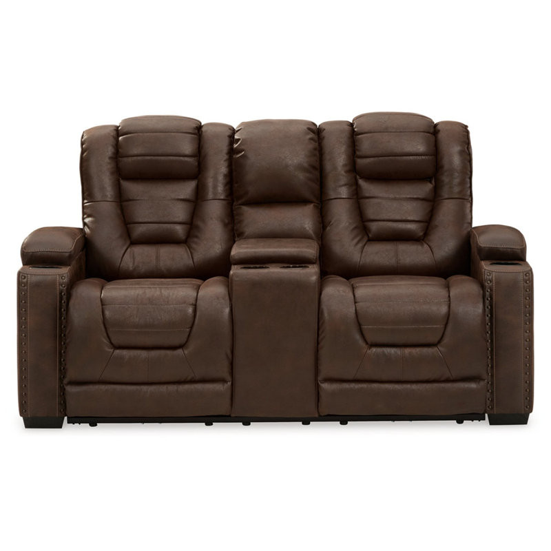 Power Reclining Loveseat With Console