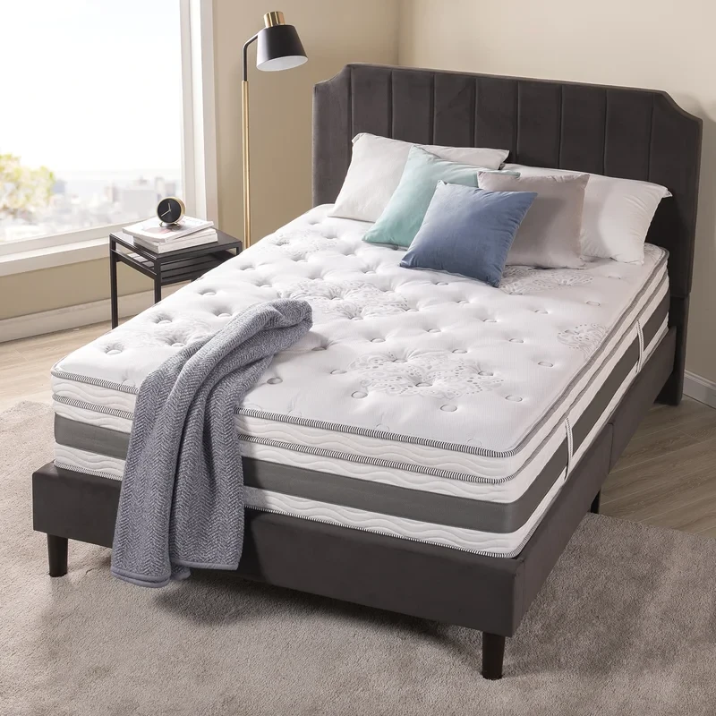 Zinus 14" Medium Hybrid King Size Mattress