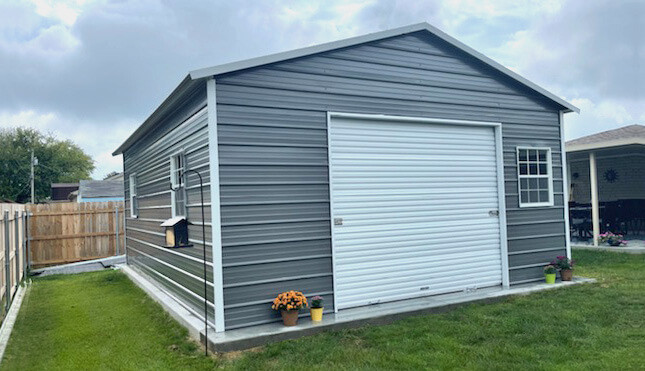 Metal Garages 20'x26' One Car Garage