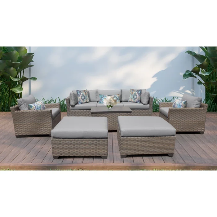 Anupras 8 Piece Seating Group with Cushions