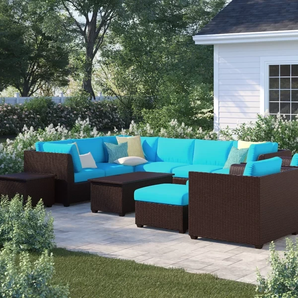 Anastase 8 - Person Outdoor Seating Group with Cushions