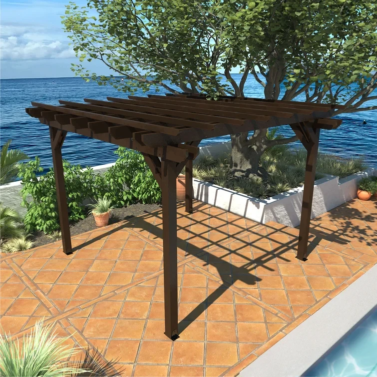 12 ft. W x 12 ft. D Ridgecrest Plastic Pergola