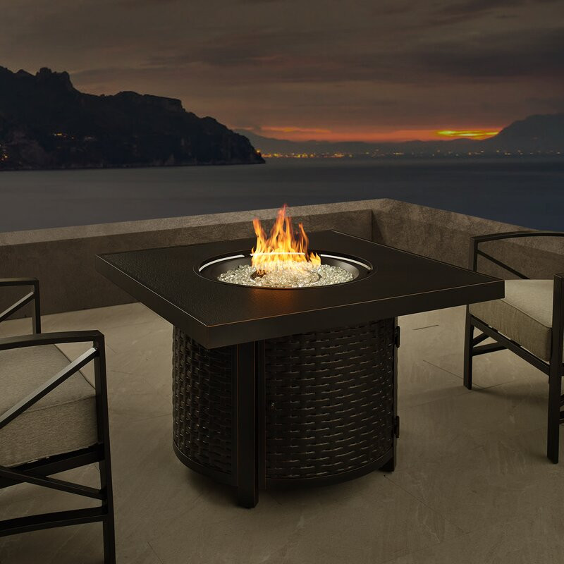 Clayton Square Aluminum LPG/NG Fire Pit