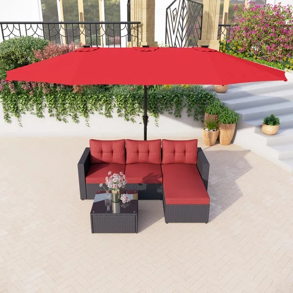 Alyah 4 - Person Outdoor Seating Group with Cushions