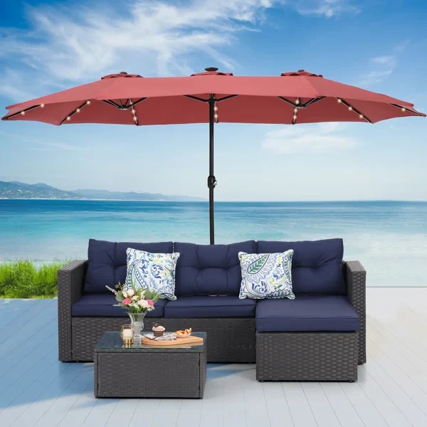 Alyah 4 - Person Outdoor Seating Group with Cushions