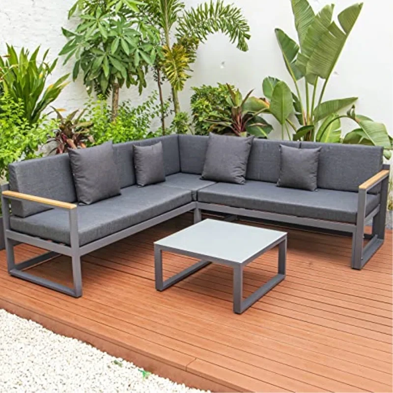 Zahava 3 Piece Sectional Seating Group with Cushions