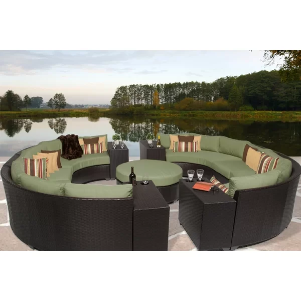 Anastase 10 - Person Outdoor Seating Group with Cushions