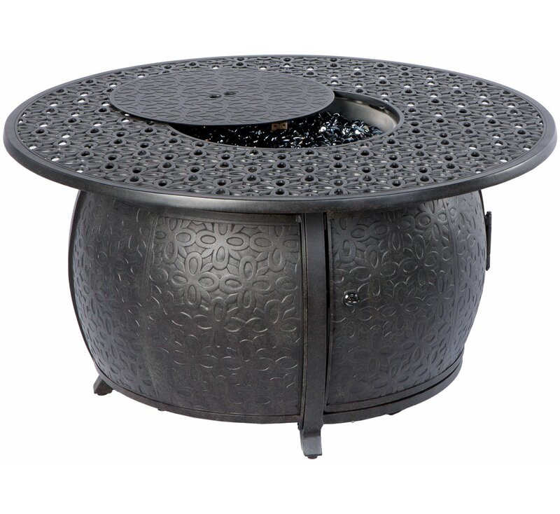 Massengill Aluminum Propane Fire Pit Table