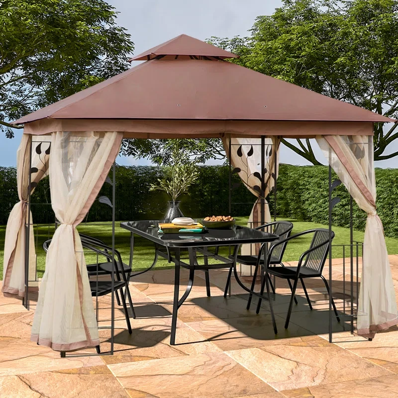 10 Ft. W x 10 Ft. D Steel Canopy