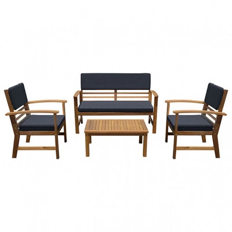 Lizz 4 - Person Outdoor Seating Group with Cushions