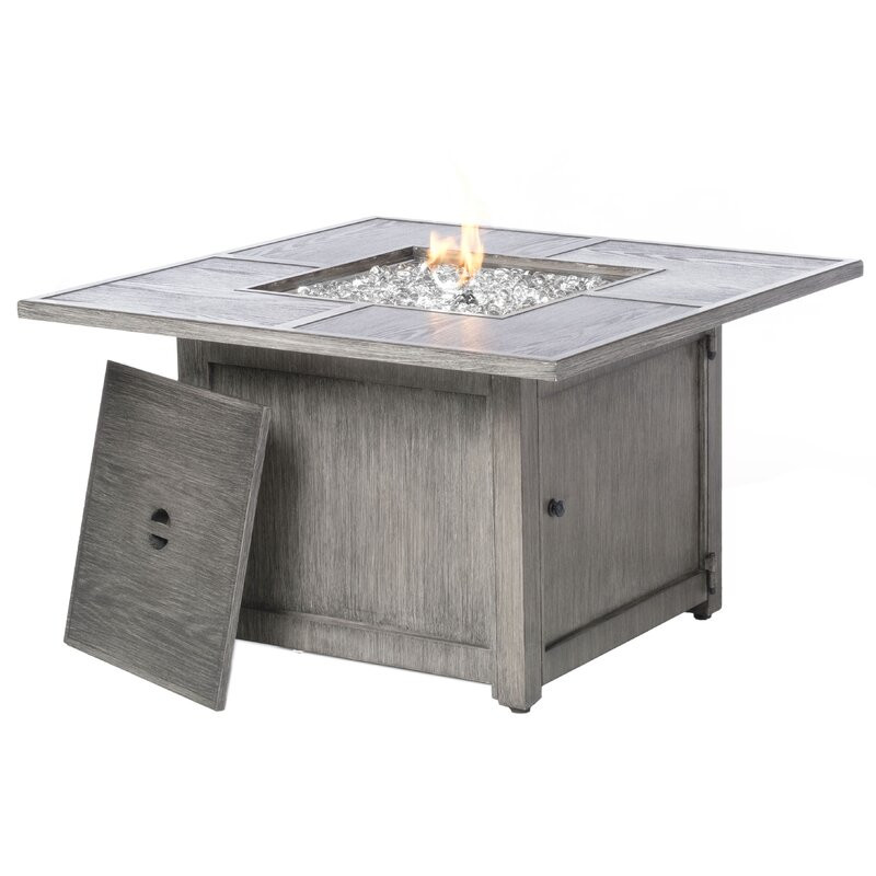 Appomattox Aluminum Propane Fire Pit Table