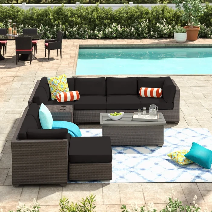 Anastase 7 - Person Outdoor Seating Group with Cushions