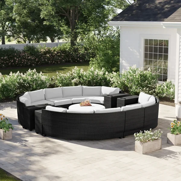 Anastase 10 - Person Outdoor Seating Group with Cushions