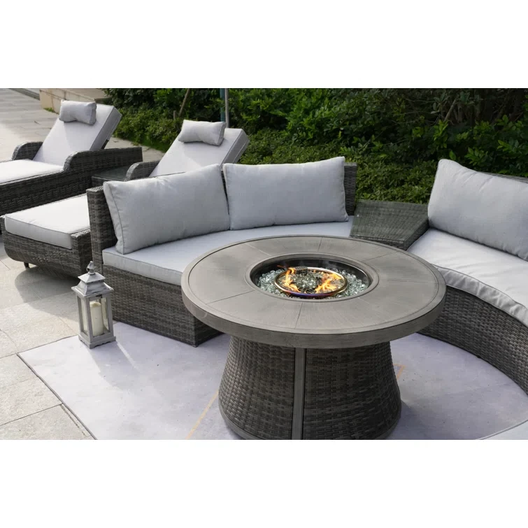 Areefa 8 - Person Outdoor Seating Group with Cushions