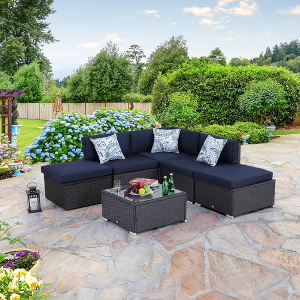 Mcgahan 5 - Person Outdoor Seating Group with Cushions