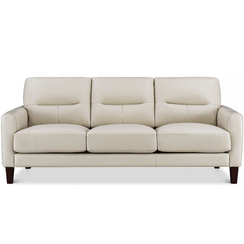 Schneider Top Grain Leather Sofa Couch
