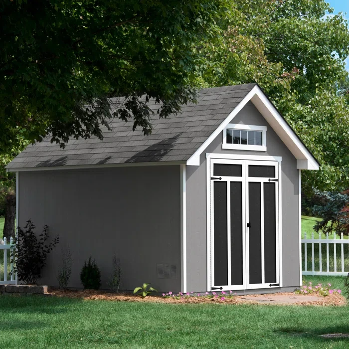 Tribeca 10 ft. W x 12 ft. D Wood Storage Shed