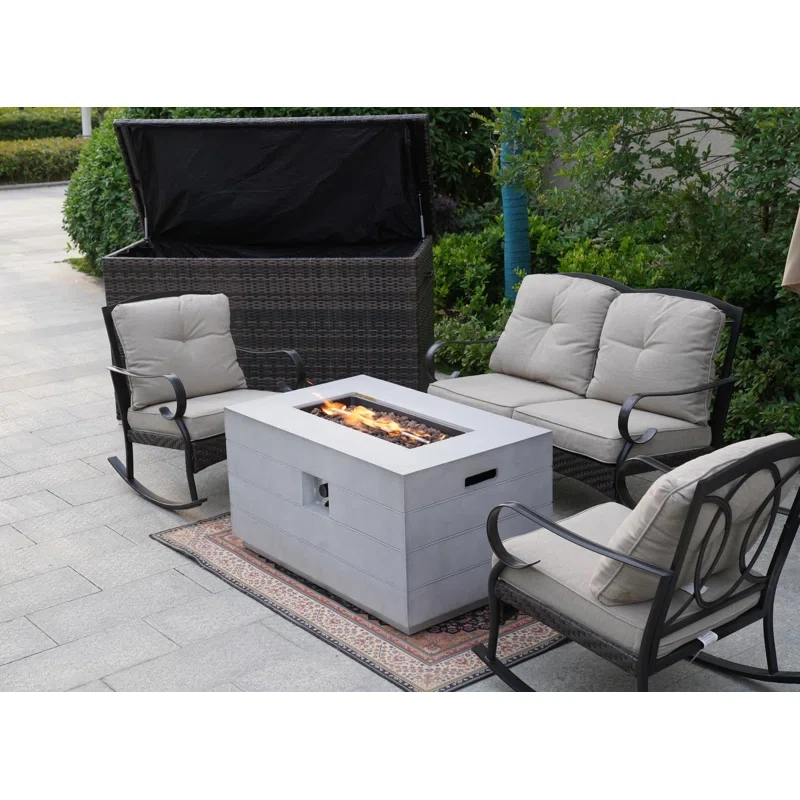 Amairany 4 - Person Outdoor Seating Group with Cushions