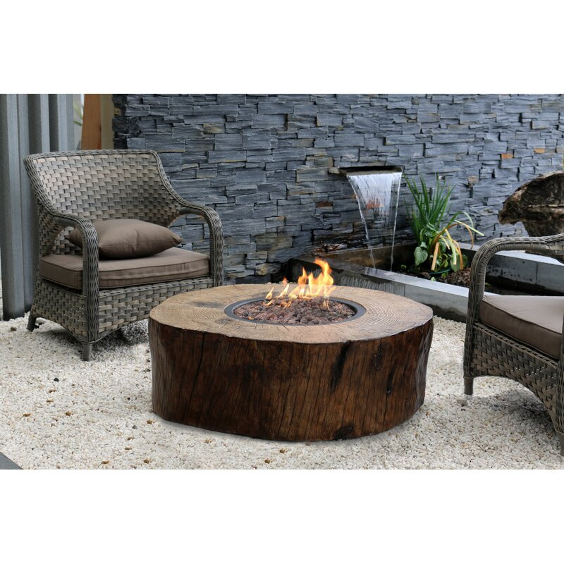 Manchester Concrete Outdoor Fire Pit Table