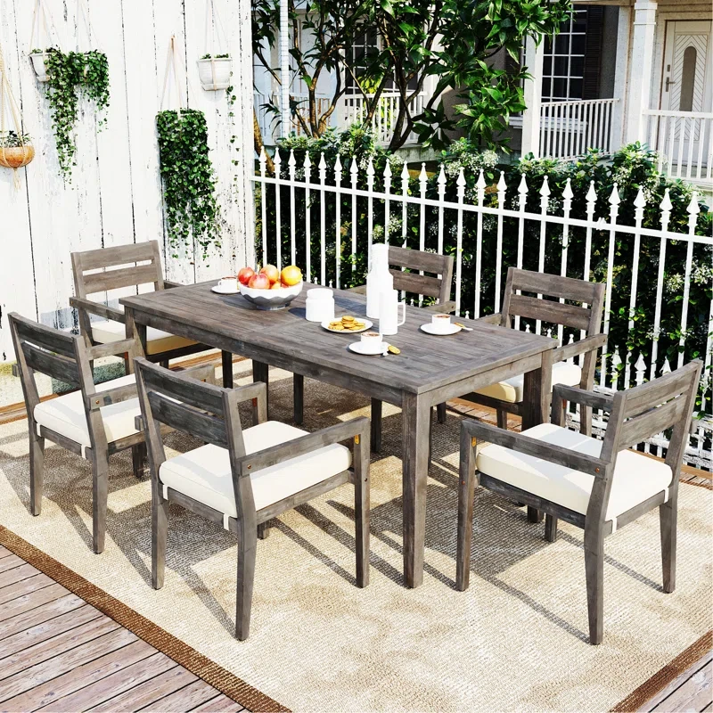 Zales 6 - Person Outdoor Seating Group with Cushions