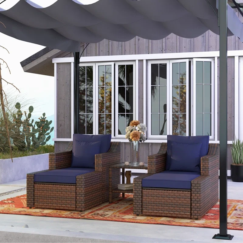 Boothby 4 - Person Outdoor Seating Group with Cushions