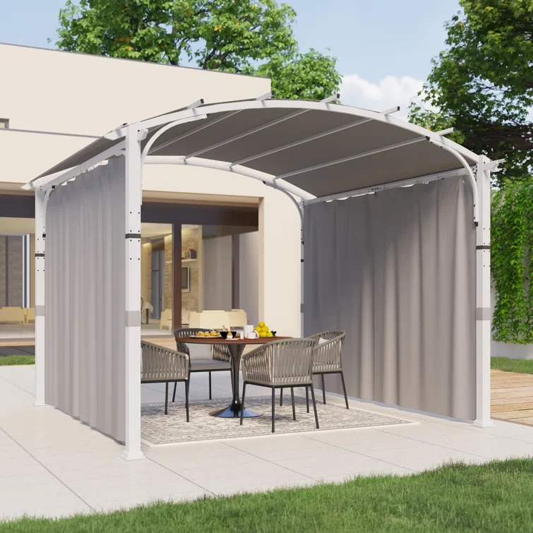 11 Ft. W x 11 Ft. D Pergola with Canopy