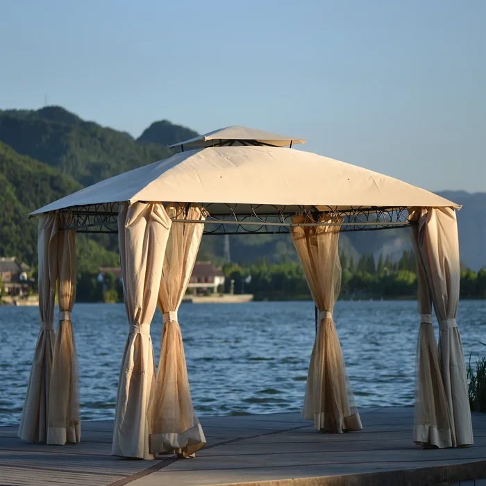 Quality Double Tiered Gazebo