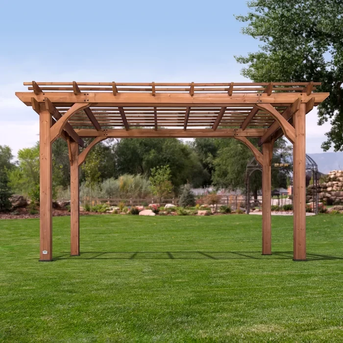 14 ft. W x 10 ft. D Backyard Discovery Solid Wood Pergola