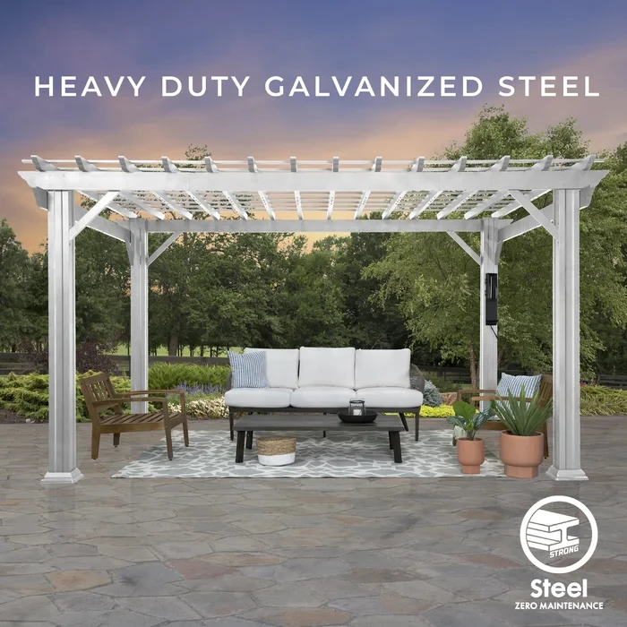 Backyard Discovery 14' x 10' Traditional Steel Pergola