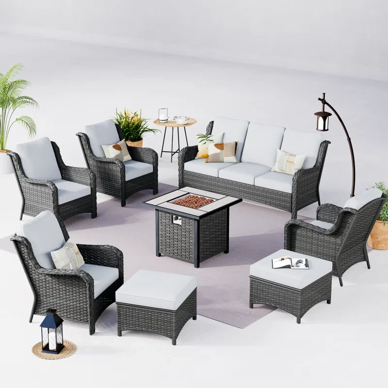 7 - Person Seating Group with Cushions