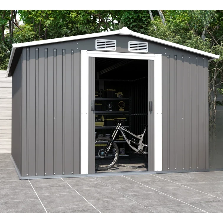 Metal Outdoor Storage Shed 10FT x 8FT