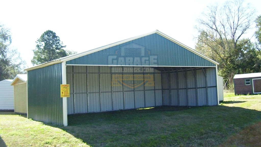 Metal Garage 40'x31' All Vertical Metal Carport