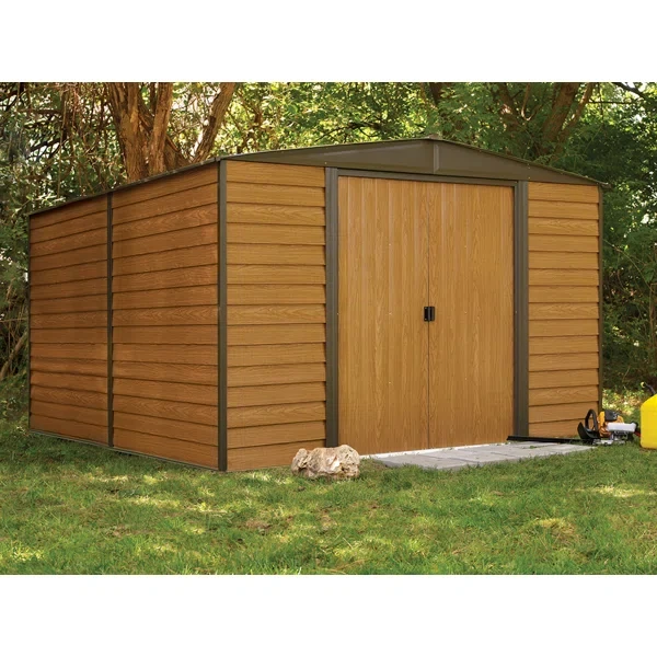 Woodridge 10 ft. W x 12 ft. D Metal Storage Shed