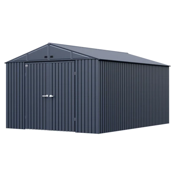 Arrow Elite 10 ft. W x 14 ft. D Galvanized Steel Storage Shed