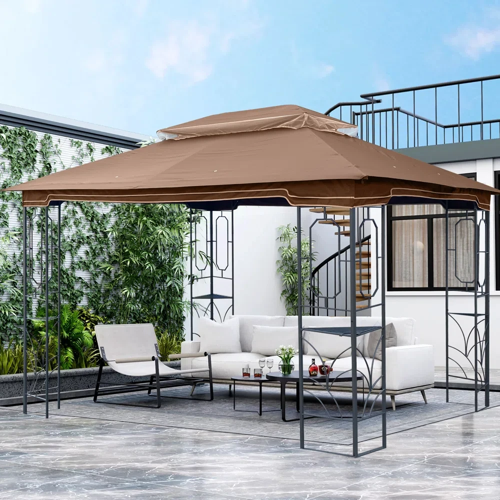 13 Ft. W x 10 Ft. D Metal Patio Gazebo